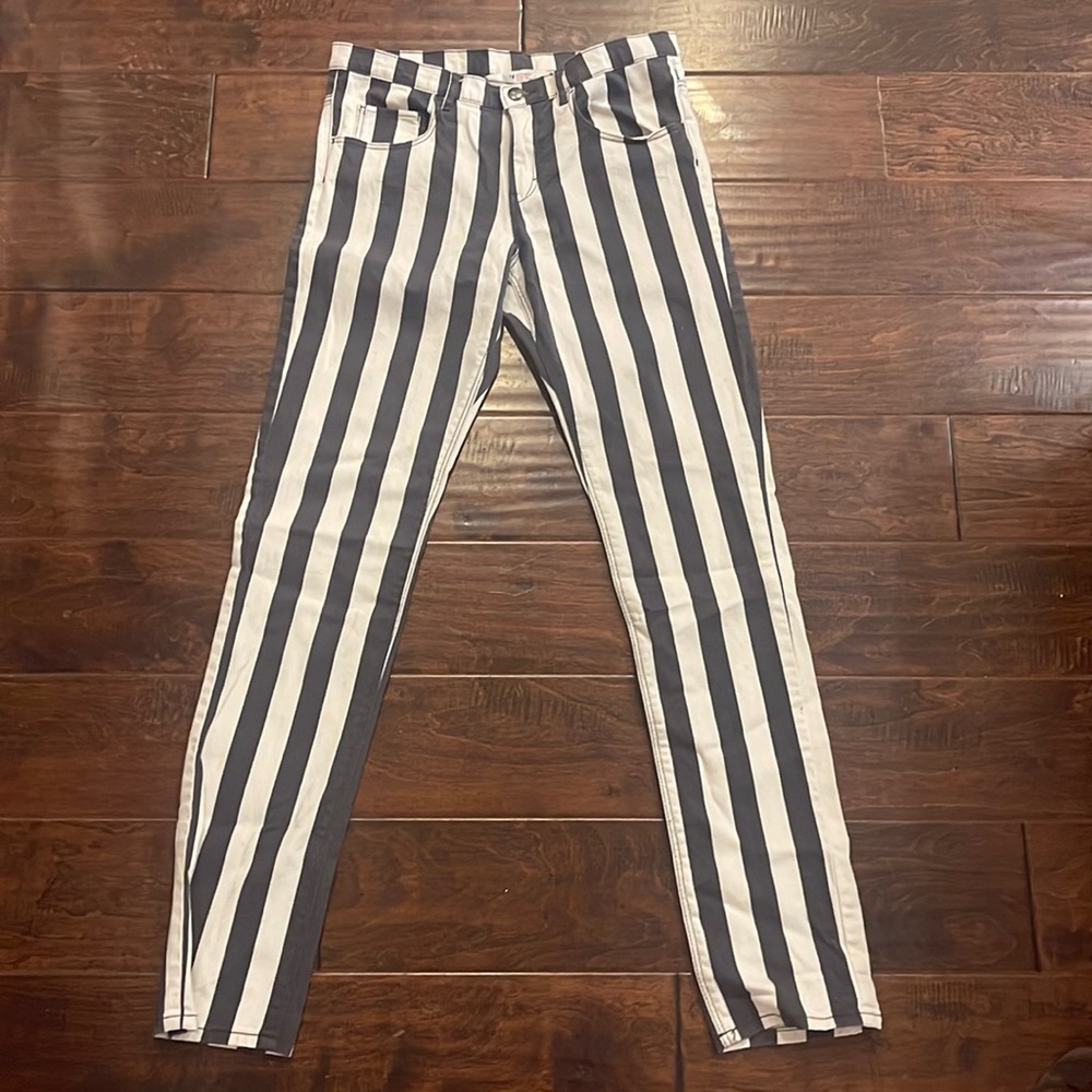 H&M wide striped pants